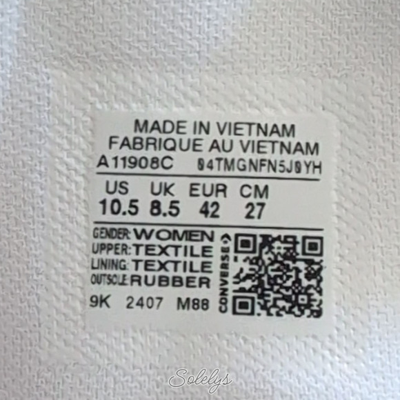 Converse Chuck Taylor All Star Hidden Wedge Platform White Sneaker 10.5 NEW - Picture 6 of 11